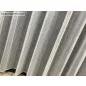 Voile, Pálcikás, krém alapon arany, 300x150 cm