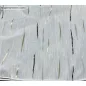 Voile, Pálcikás, fehér alapon barna arany, 400x260 cm