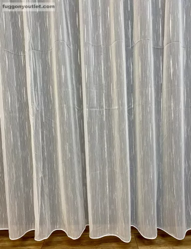 Voile, Pálcikás, krém alapon krém, 500x260 cm 