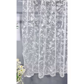 Méteráru, Vitrázs Függöny Alexia, fehér, 100,cm 