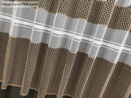 Lyukacsos Csíkos, fehér és barna, 300x155 cm