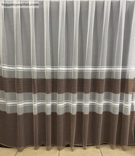 Lyukacsos Csíkos, fehér és barna, 300x155 cm