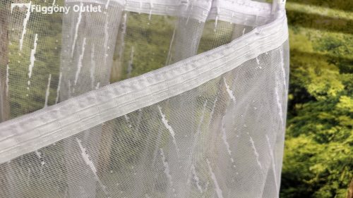 Zápor, fehér, 400x250 cm