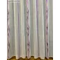 Voile, Agnes, fehér alapon lila, 300x260 cm 