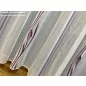 Voile, Agnes, fehér alapon lila, 300x260 cm 