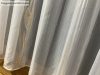 Voile, Agnes, fehér alapon arany, 300x260 cm 