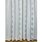 Voile, Beata, fehér alapon Terra és arany 300x260 cm 