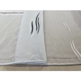 Voile, 5120fekete3 fehér alapon fekete, 300x260 cm 