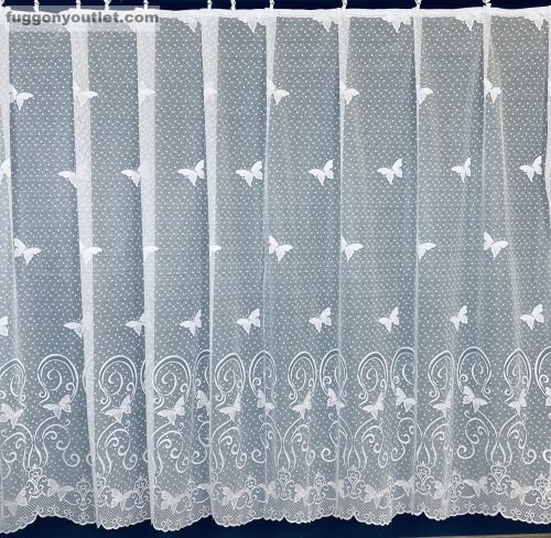 Pillangó, fehér, 300x175 cm