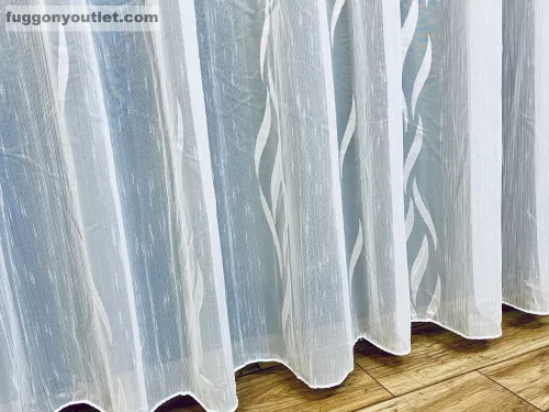 Voile, Azra, fehér, 500x260 cm