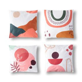   Velvet bársony nyomott mintás párnahuzat, 45x45, 4 db/csomag