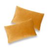 Velvet bársony párnahuzat, sárga, 30x50, 2 db/csomag