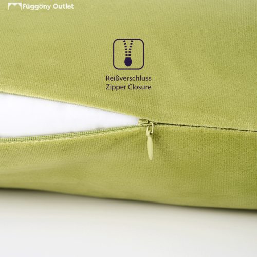 Velvet bársony párnahuzat, olívazöld, 45x45, 2 db/csomag