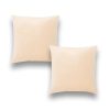 Velvet bársony párnahuzat, krém, 50x50, 2 db/csomag