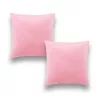 Velvet bársony párnahuzat, pink, 50x50, 2 db/csomag