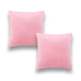 Velvet bársony párnahuzat, pink, 50x50, 2 db/csomag