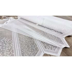 Méteráru, Vitrázs Függöny, fehér 60 cm 