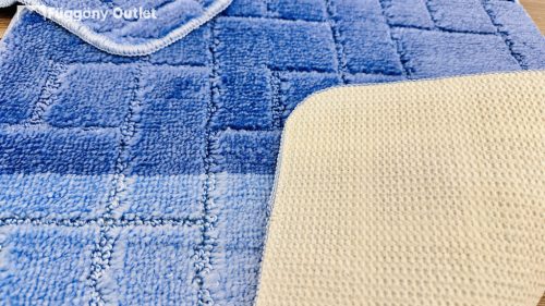 Troya, Fürdőszobai szőnyeg, 2 részes, kék csempe mintás