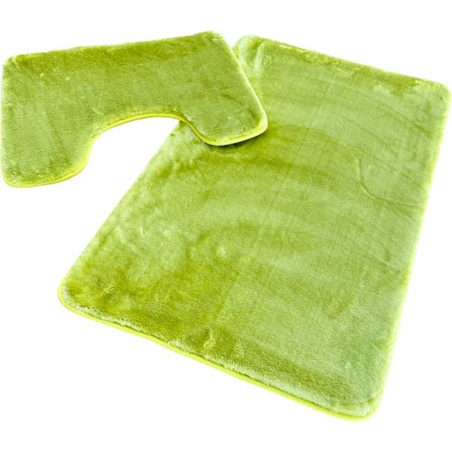 Troya, Fürdőszobai szőnyeg, 2 részes, egyszínű zöld