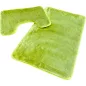 Troya, Fürdőszobai szőnyeg, 2 részes, egyszínű zöld