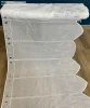 Méteráru, Vitrázs Függöny, Voile ezüst Levél fehér, 60 cm