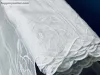 Méteráru, Vitrázs Függöny, Voile, Leveles fehér , 60 cm