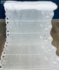 Méteráru, Vitrázs Függöny, Voile, Leveles fehér , 60 cm