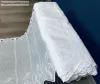 Méteráru, Vitrázs Függöny, Voile, Leveles fehér , 60 cm