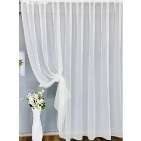 Voile, Hópehely, krém,300x210 cm , 10078