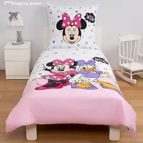   Disney Minie Mouse 2 részes Ágyneműhuzat, 140x200 + 60x70 cm