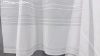 Méteráru, Vitrázs Függöny, ezüst csíkos fehér, 91 cm