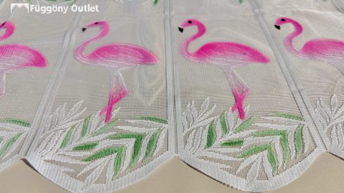 Méteráru, Vitrázs Függöny, Zsakar, Flamingo, 45 cm 