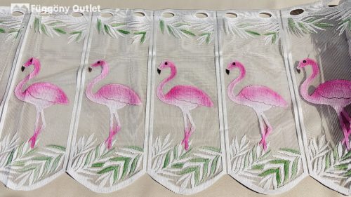 Méteráru, Vitrázs Függöny, Zsakar, Flamingo, 45 cm 