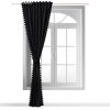 Dekor Sötétitö, rojtos fekete, 145x250 cm