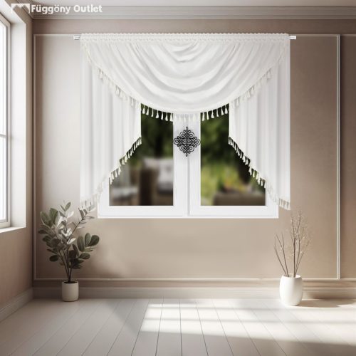 Decor, Rojtos szett, fehér, 400x150 cm