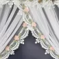   Decor, Csipkés Szett, fehér rózsaszín, 400x160+400x155 cm