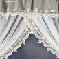 Decor, Csipkés Szett, fehér szürke, 400x160+400x155 cm