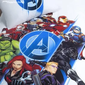 MARVEL AVENGERS 2 részes Ágyneműhuzat, 140x200 + 60x70 cm