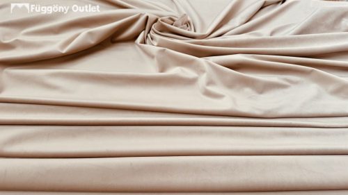 Méteráru, Sötétítő, bársony, drapp, 150 cm 