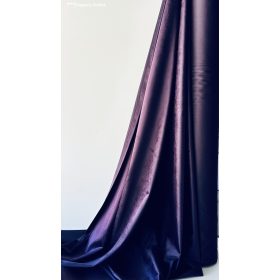 Sötétítő Méteráru, bársony, Padlizsán lila, 150 cm 