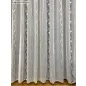 Voile, Roshan, fehér alapon fekete, 300x260 cm 