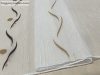 Voile, Roshan, fehér alapon barna, 500x260 cm