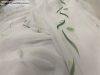 Voile, Roshan, fehér alapon zöld, 400x150 cm 
