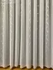 Voile, Roshan, Pdv58Zold3 fehér alapon zöld, 300x150 cm 