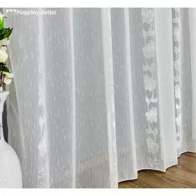Voile, Tulipán, krém alapon krém, 300x260 cm 