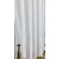 Voile, Zoe, fehér alapon arany bronz, 300x260 cm 