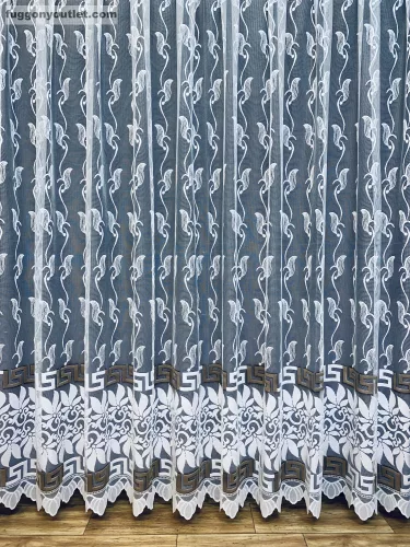 Görög minta, fehér alapon barna, 300x175 cm