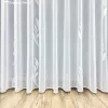 Voile, Halime, fehér alapon fehér, 200x210cm