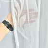 Voile, Halime, fehér alapon fehér, 200x210cm