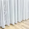 Voile, Halime, fehér alapon fehér, 200x210cm